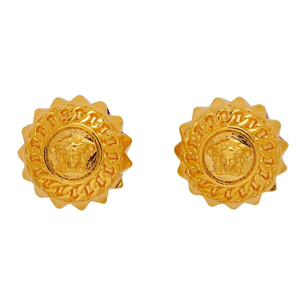 Versace Chain Stud Earrings
